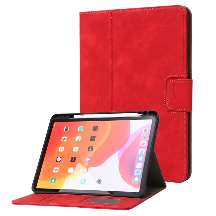 Funda de cuero con tapa horizontal para tableta con textura de piel de becerro, For iPad Air 2022 / 2020 10.9, For iPad Pro 11 2018 / 2020 / 2021