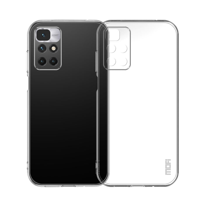 Funda de teléfono de TPU ultrafina de la serie Ming de MOFI, For Xiaomi Redmi 10 Prime 2022, For Xiaomi Redmi 10 Power / 10C, For Xiaomi Redmi Note 11T SE / Note 10 5G, For Xiaomi Redmi Note 11T Pro 5G / Note 11T Pro+