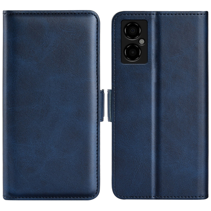 Para Xiaomi Poco M4 5G Funda de cuero con tapa horizontal con hebilla magnética de doble cara, For Xiaomi Poco M4 5G