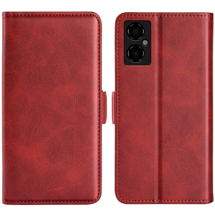 Para Xiaomi Poco M4 5G Funda de cuero con tapa horizontal con hebilla magnética de doble cara, For Xiaomi Poco M4 5G