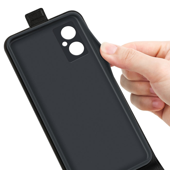 Para Xiaomi Poco M4 5G R64 Textura Vertical Funda de cuero con tapa para teléfono, For Xiaomi Poco M4 5G