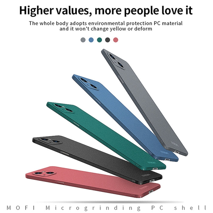 MOFI Fandun Series Frosted PC Estuche para teléfono ultrafino, For iPhone 14, For iPhone 14 Pro, For iPhone 14 Plus, For iPhone 14 Pro Max