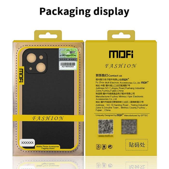 MOFI Fandun Series Frosted PC Estuche para teléfono ultrafino, For iPhone 14, For iPhone 14 Pro, For iPhone 14 Plus, For iPhone 14 Pro Max