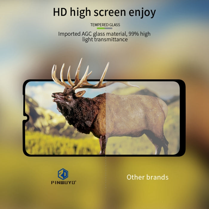PINWUYO 9H 2.5D Película de vidrio templado de pantalla completa, For Samsung Galaxy F13, For Xiaomi Redmi Note 11T Pro