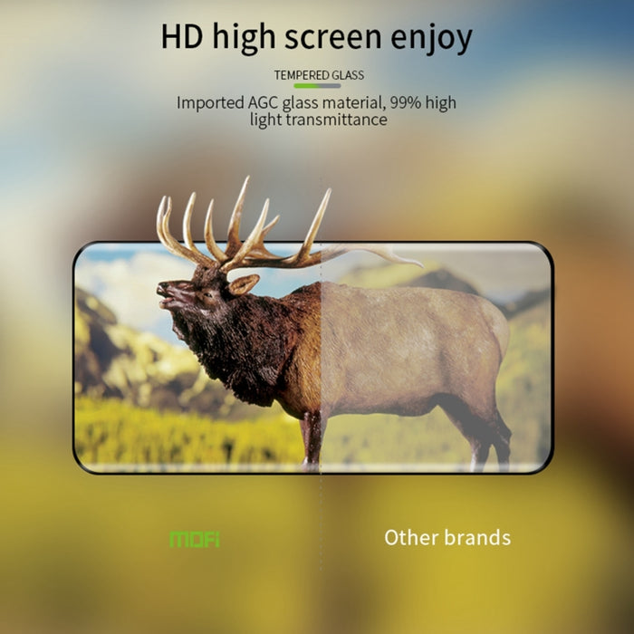 MOFI 9H 3D Película de vidrio templado doblado en caliente, For Xiaomi 12S, For Xiaomi 12S Pro / 12S Ultra