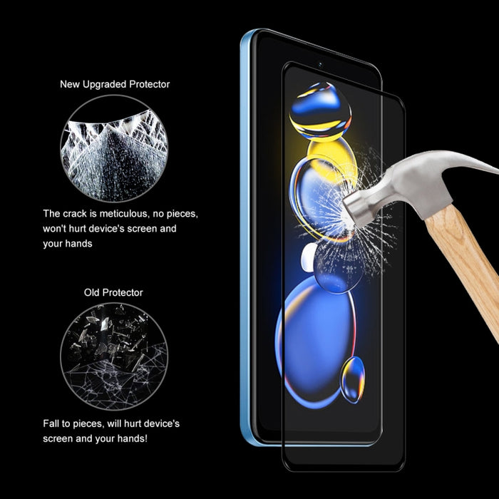 Para Xiaomi Poco X4 GT / Redmi Note 11T Pro ENKAY Hat-Prince Pegamento completo 0.26mm 9H 2.5D Vidrio templado Película completa, For Xiaomi Poco X4 GT(1 PC), For Xiaomi Poco X4 GT(2 PCS), For Xiaomi Poco X4 GT(5 PCS), For Xiaomi Poco X4 GT(10 PCS)