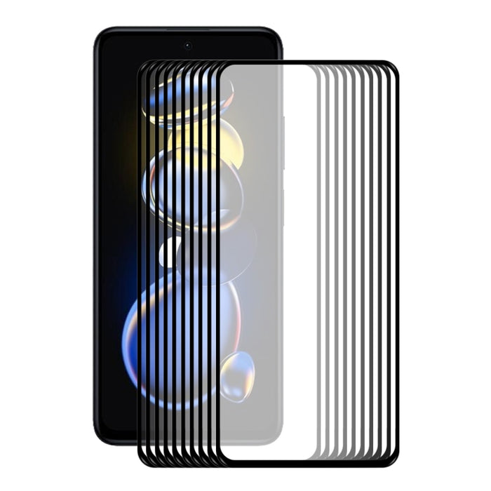 Para Xiaomi Poco X4 GT / Redmi Note 11T Pro ENKAY Hat-Prince Pegamento completo 0.26mm 9H 2.5D Vidrio templado Película completa, For Xiaomi Poco X4 GT(1 PC), For Xiaomi Poco X4 GT(2 PCS), For Xiaomi Poco X4 GT(5 PCS), For Xiaomi Poco X4 GT(10 PCS)