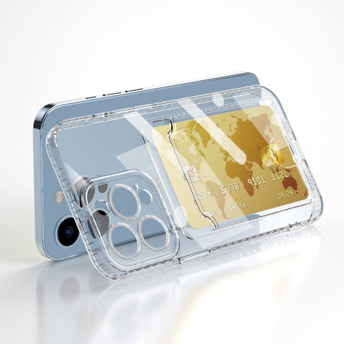 Bolsa de tarjeta Funda de teléfono de TPU transparente, For iPhone 14, For iPhone 14 14 Max, For iPhone 14 Pro, For iPhone 14 Pro Max