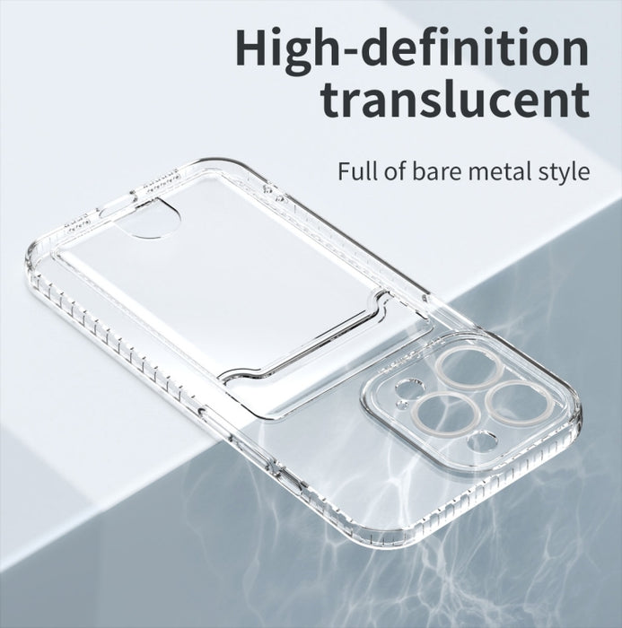 Bolsa de tarjeta Funda de teléfono de TPU transparente, For iPhone 14, For iPhone 14 14 Max, For iPhone 14 Pro, For iPhone 14 Pro Max