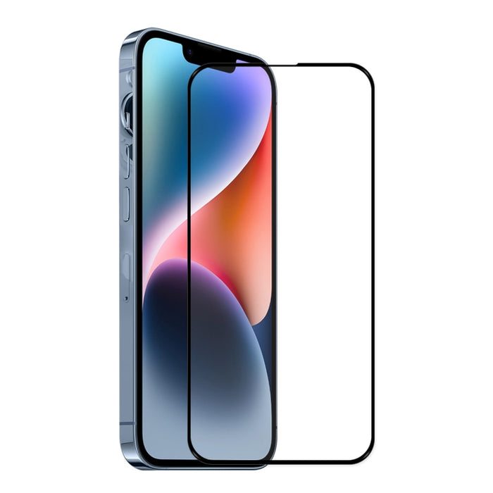 Película completa de vidrio templado con pegamento completo ENKAY 6D para iPhone 14, For iPhone 16e / 14 / 13 / 13 Pro (1 PC), For iPhone 16e / 14 / 13 / 13 Pro (2pcs), For iPhone 16e / 14 / 13 / 13 Pro (5pcs)