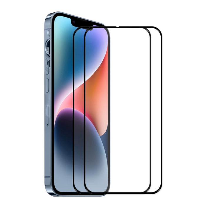 Película completa de vidrio templado con pegamento completo ENKAY 6D para iPhone 14 Max, For iPhone 14 Plus (1 PC), For iPhone 14 Plus (2 PCS), For iPhone 14 Plus (5 PCS)