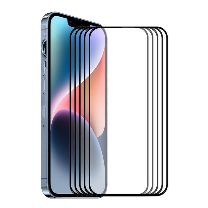 Película completa de vidrio templado con pegamento completo ENKAY 6D para iPhone 14 Max, For iPhone 14 Plus (1 PC), For iPhone 14 Plus (2 PCS), For iPhone 14 Plus (5 PCS)