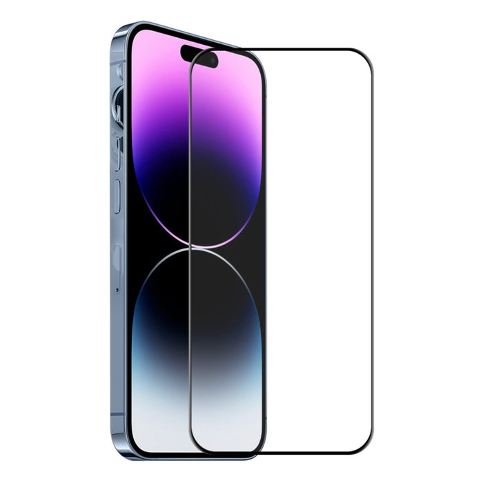 Película completa de vidrio templado con pegamento completo ENKAY 6D para iPhone 14 Pro Max, For iPhone 14 Pro Max (1 PC), For iPhone 14 Pro Max (2 PCS), For iPhone 14 Pro Max (5 PCS)