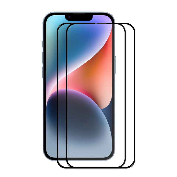 ENKAY Full Glue 0.26mm 9H 2.5D Película completa de vidrio templado para iPhone 14, For iPhone 14 (1 PC), For iPhone 14 (2pcs), For iPhone 14 (5pcs), For iPhone 14 (10pcs)