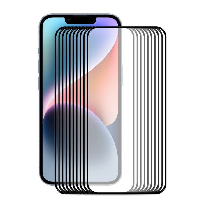 ENKAY Full Glue 0.26mm 9H 2.5D Película completa de vidrio templado para iPhone 14, For iPhone 14 (1 PC), For iPhone 14 (2pcs), For iPhone 14 (5pcs), For iPhone 14 (10pcs)