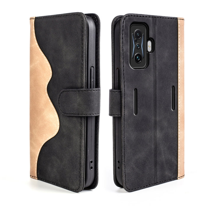 Para Xiaomi Poco F4 GT Costura Horizontal Flip Funda de cuero para teléfono, For Xiaomi Poco F4 GT