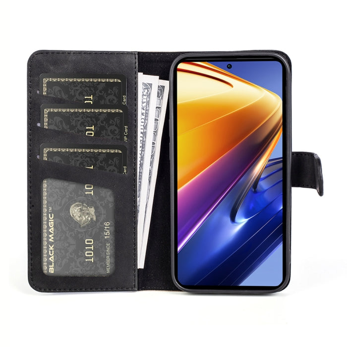 Para Xiaomi Poco F4 GT Costura Horizontal Flip Funda de cuero para teléfono, For Xiaomi Poco F4 GT