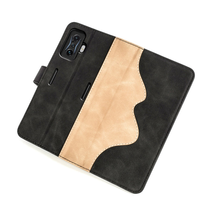 Para Xiaomi Poco F4 GT Costura Horizontal Flip Funda de cuero para teléfono, For Xiaomi Poco F4 GT