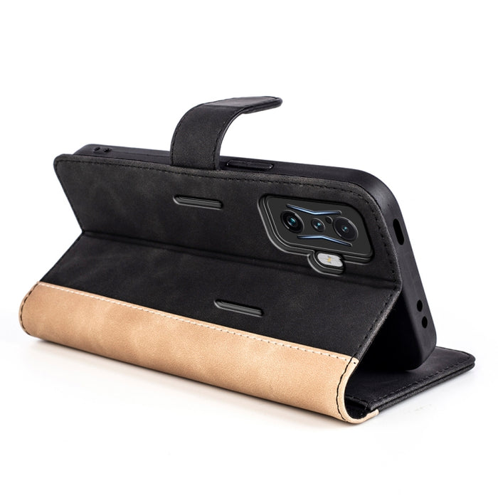 Para Xiaomi Poco F4 GT Costura Horizontal Flip Funda de cuero para teléfono, For Xiaomi Poco F4 GT