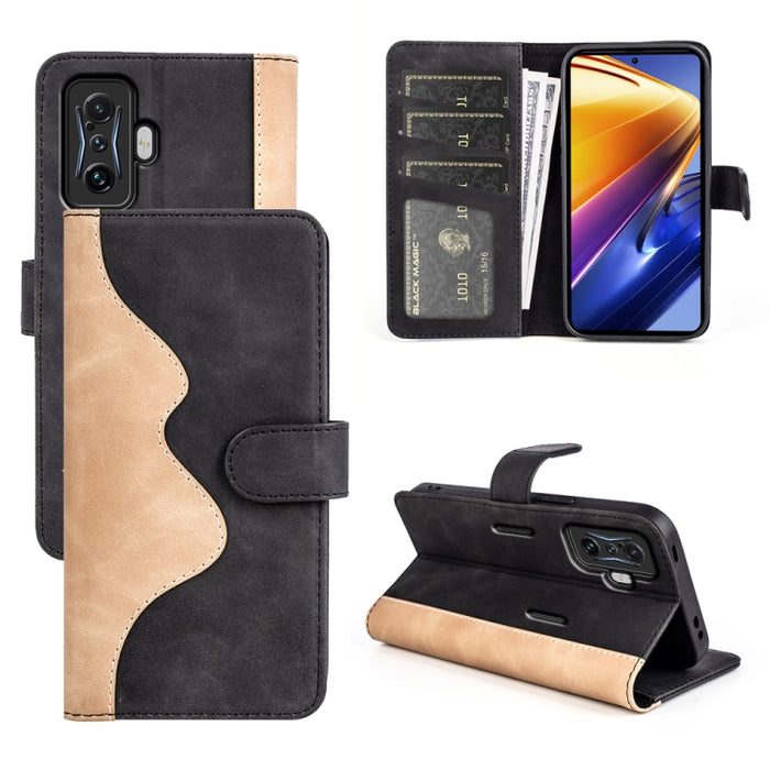 Para Xiaomi Poco F4 GT Costura Horizontal Flip Funda de cuero para teléfono, For Xiaomi Poco F4 GT