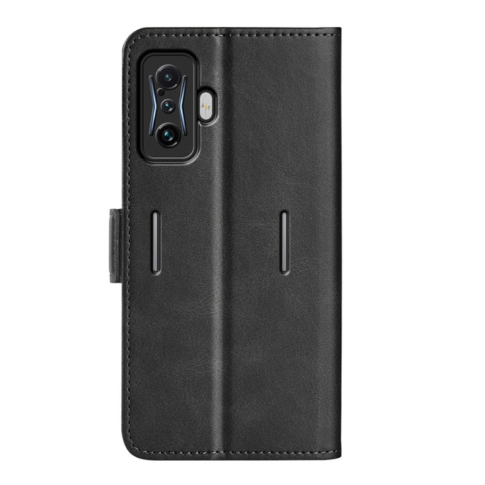 Para Xiaomi Poco F4 GT Funda de cuero con tapa y hebilla magnética de doble cara, For Xiaomi Poco F4 GT