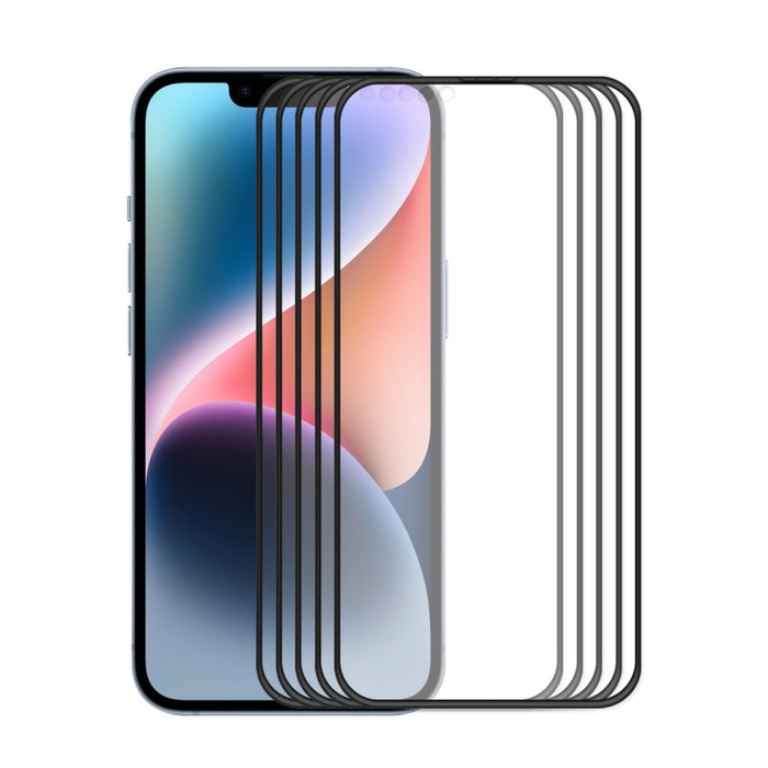 Película completa anticaída de vidrio templado con pegamento completo ENKAY para iPhone 14 Max, For iPhone 14 Plus(1 PC), For iPhone 14 Plus(2 PCS), For iPhone 14 Plus(5 PCS)