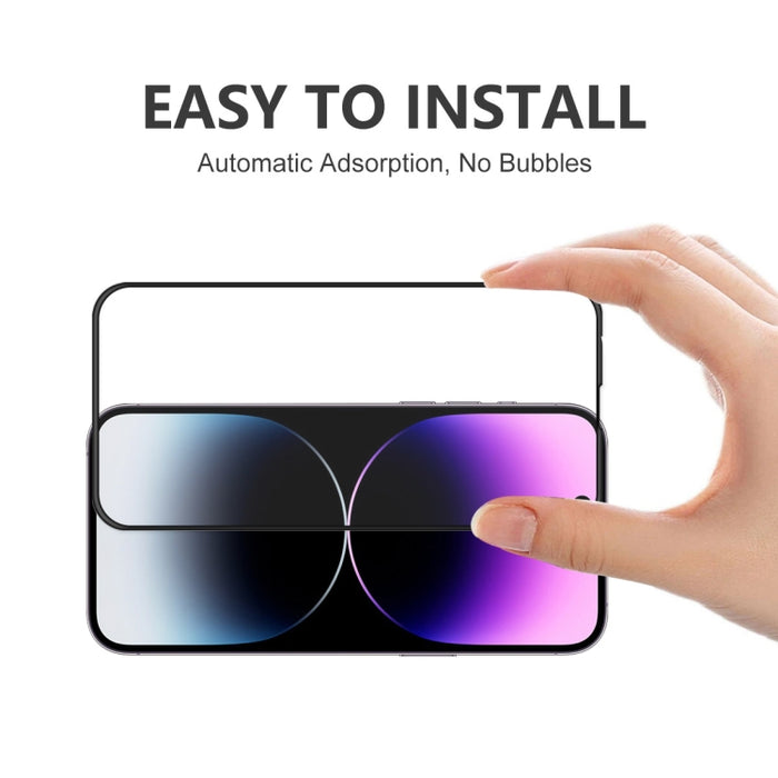 Película completa anticaída de vidrio templado con pegamento completo ENKAY para iPhone 14 Pro, For iPhone 14 Pro (1 PC), For iPhone 14 Pro (2 PCS), For iPhone 14 Pro (5 PCS)