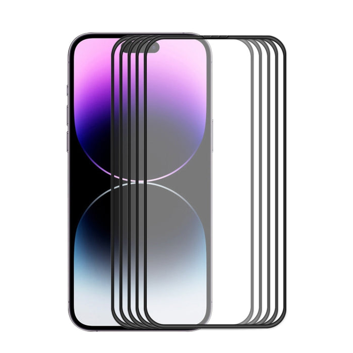 Película completa anticaída de vidrio templado con pegamento completo ENKAY para iPhone 14 Pro, For iPhone 14 Pro (1 PC), For iPhone 14 Pro (2 PCS), For iPhone 14 Pro (5 PCS)