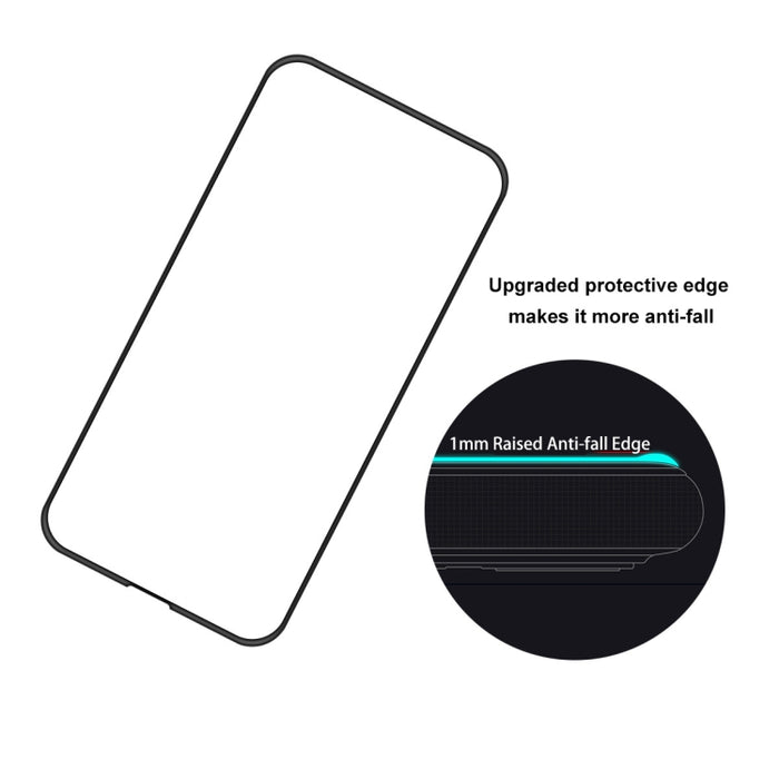 Película completa anticaída de vidrio templado con pegamento completo ENKAY para iPhone 14 Pro Max, For iPhone 14 Pro Max (1 PC), For iPhone 14 Pro Max (2 PCS), For iPhone 14 Pro Max (5 PCS)