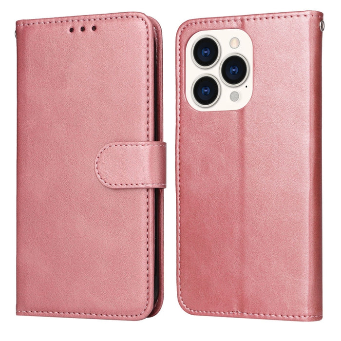 Funda de teléfono de cuero con textura de becerro JSM para iPhone 14 Pro Max, For iPhone 14 Pro Max