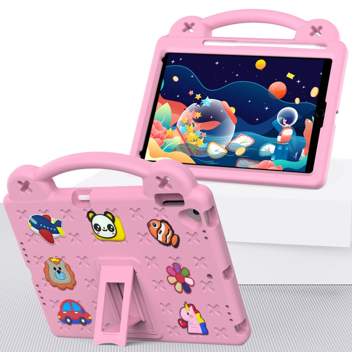 Funda para tableta a prueba de golpes EVA con soporte para niños, For iPad 10.2 2021 / 2020 / 2019, For iPad Air 2019 10.5 / Pro 10.5 2017