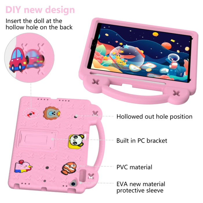 Funda para tableta a prueba de golpes EVA con soporte para niños, For iPad 10.2 2021 / 2020 / 2019, For iPad Air 2019 10.5 / Pro 10.5 2017