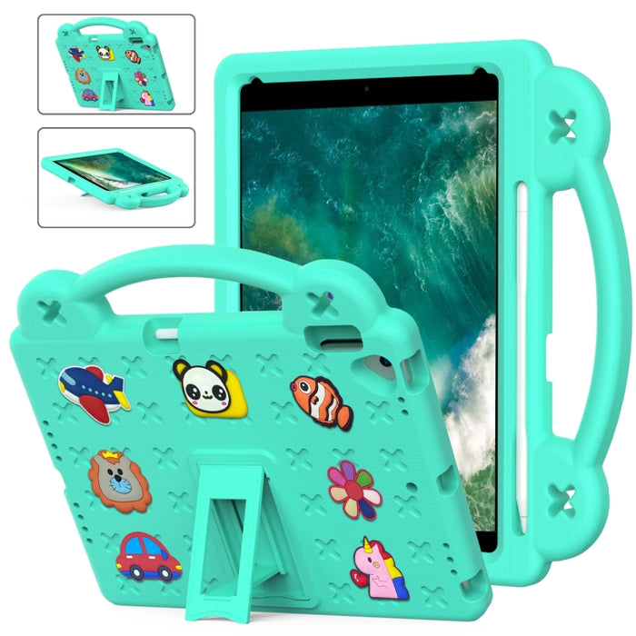 Funda para tableta a prueba de golpes EVA con soporte para niños, For iPad 10.2 2021 / 2020 / 2019, For iPad Air 2019 10.5 / Pro 10.5 2017