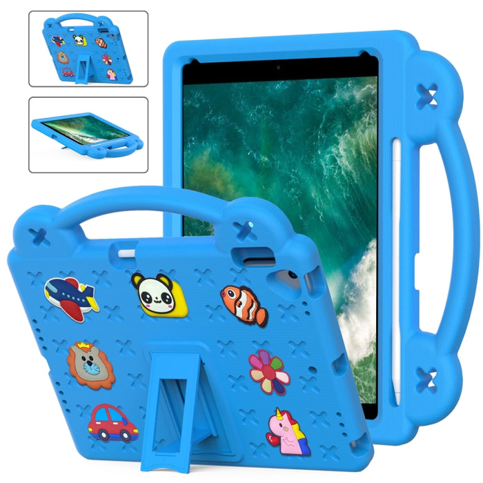 Funda para tableta a prueba de golpes EVA con soporte para niños, For iPad 10.2 2021 / 2020 / 2019, For iPad Air 2019 10.5 / Pro 10.5 2017