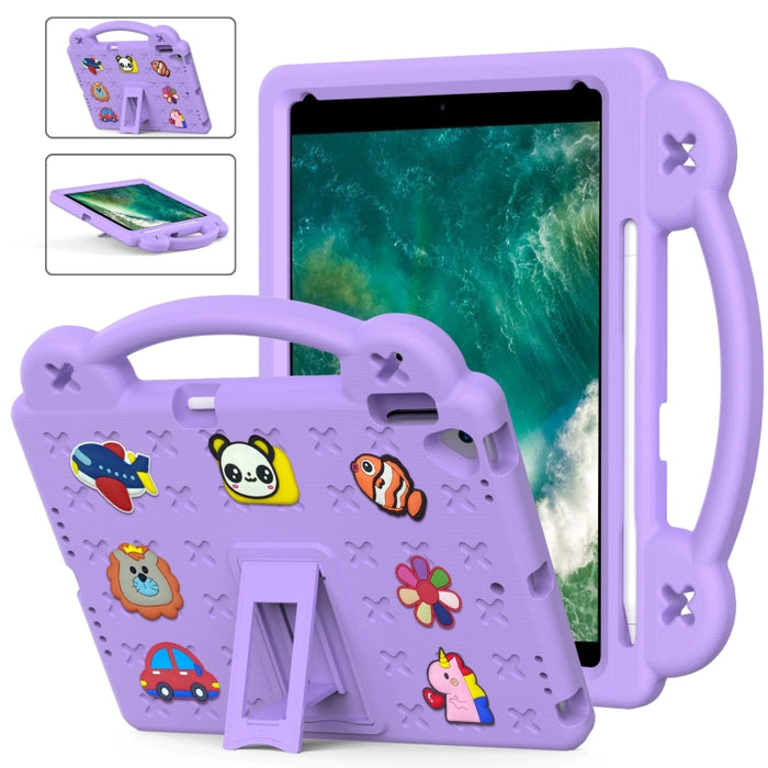 Funda para tableta a prueba de golpes EVA con soporte para niños, For iPad 10.2 2021 / 2020 / 2019, For iPad Air 2019 10.5 / Pro 10.5 2017