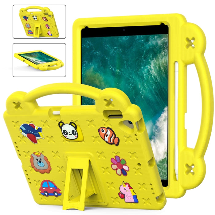 Funda para tableta a prueba de golpes EVA con soporte para niños, For iPad 10.2 2021 / 2020 / 2019, For iPad Air 2019 10.5 / Pro 10.5 2017