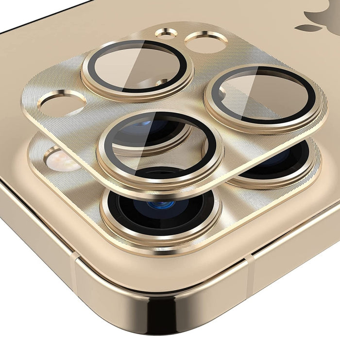 Película de cubierta de lente de vidrio templado de aleación de aluminio ENKAY para iPhone 14 Pro / 14 Pro Max, For iPhone 14 Pro / 14 Pro Max