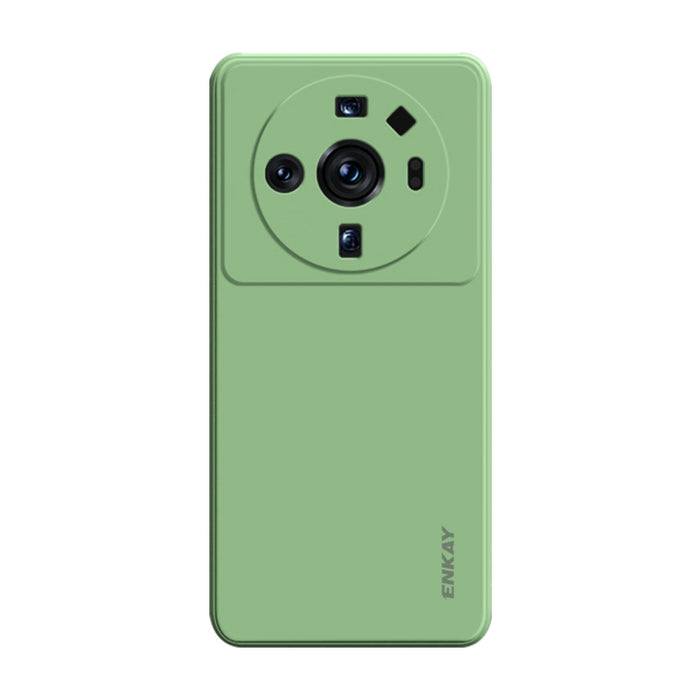 Para Xiaomi 12S Ultra ENKAY Funda de teléfono de silicona líquida suave a prueba de golpes, For Xiaomi 12S Ultra