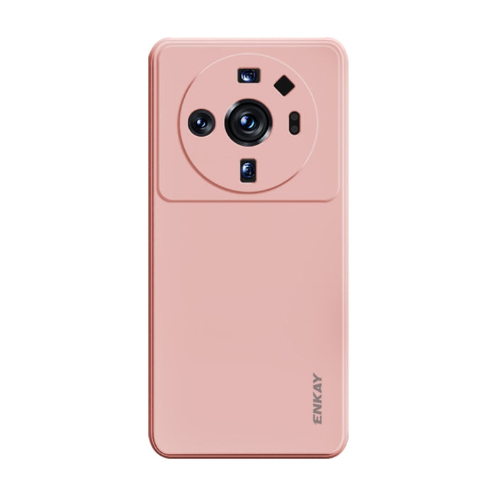 Para Xiaomi 12S Ultra ENKAY Funda de teléfono de silicona líquida suave a prueba de golpes, For Xiaomi 12S Ultra