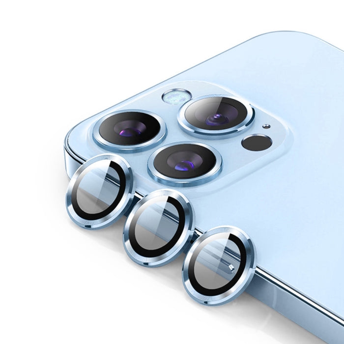 ENKAY 9H Lente trasera Anillo de metal Película de vidrio templado para iPhone 14 Pro / 14 Pro Max, For iPhone 14 Pro / 14 Pro Max, For iPhone 14 Pro / 14 Pro Max(Purple)