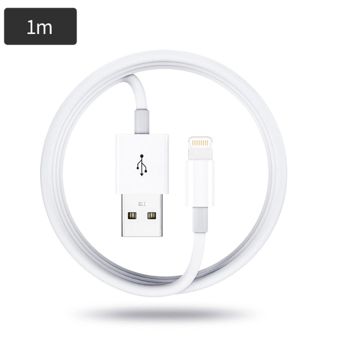 Mini cargador USB de doble puerto con USB a cable de datos de 8 pines, enchufe AU