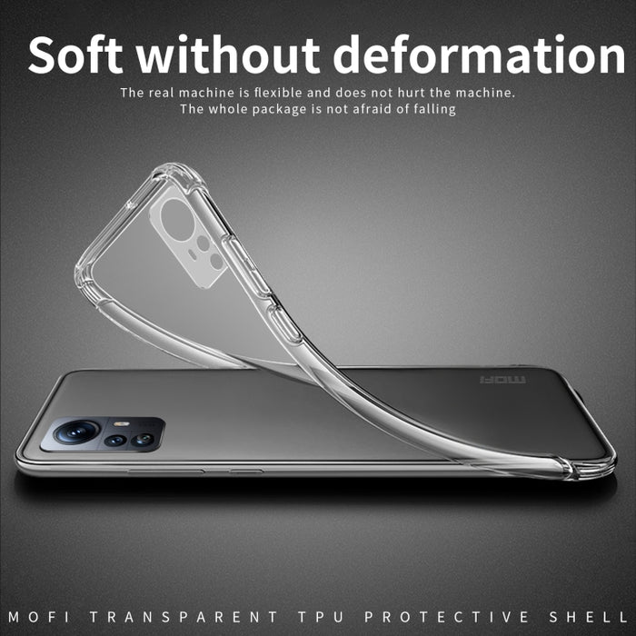 Funda de teléfono de TPU ultrafina de la serie Ming de MOFI, For Xiaomi 12 / 12S / 12X, For Xiaomi 12 Pro / 12S Pro / 12 Pro Dimensity, For Xiaomi 12S Ultra, For Infinix Note 11G88 / 12G88, For Infinix Smart 6 / X6511b, For Tecno Spark 7