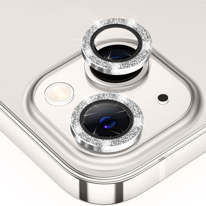 Película de vidrio templado de aleación de aluminio con lente trasera brillante ENKAY para iPhone 14/14 Max, For iPhone 14 / 14 Plus