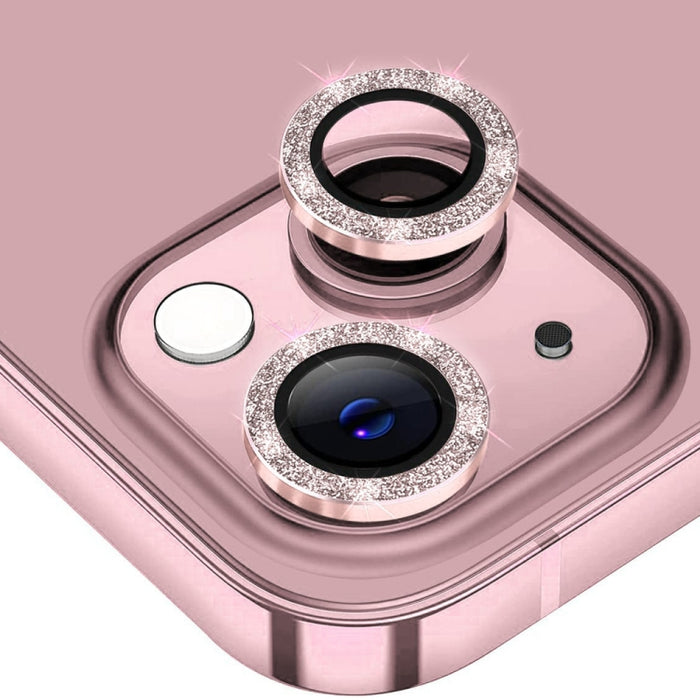 Película de vidrio templado de aleación de aluminio con lente trasera brillante ENKAY para iPhone 13/13 mini, For iPhone 13