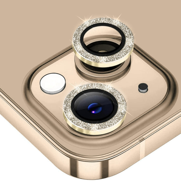 Película de vidrio templado de aleación de aluminio con lente trasera brillante ENKAY para iPhone 13/13 mini, For iPhone 13