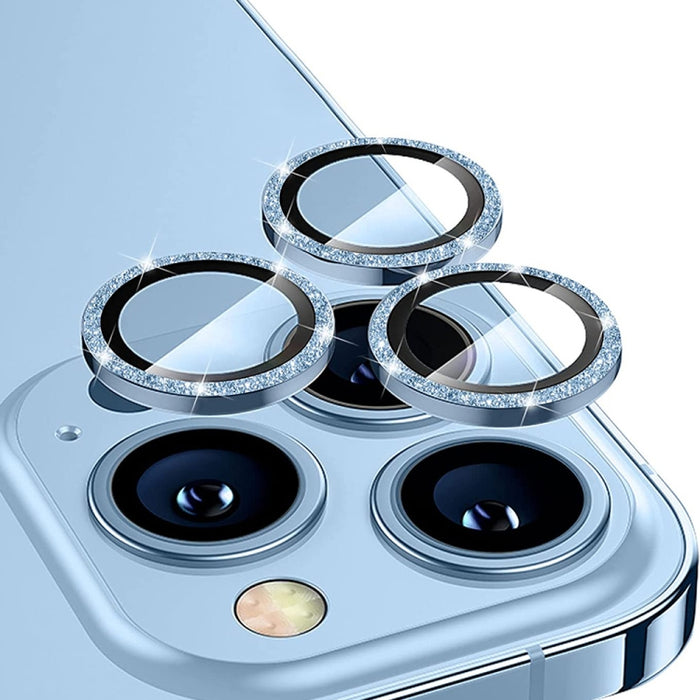 Película de vidrio templado de aleación de aluminio con lente trasera brillante ENKAY para iPhone 14 Pro / 14 Pro Max, For iPhone 14 Pro / 14 Pro Max