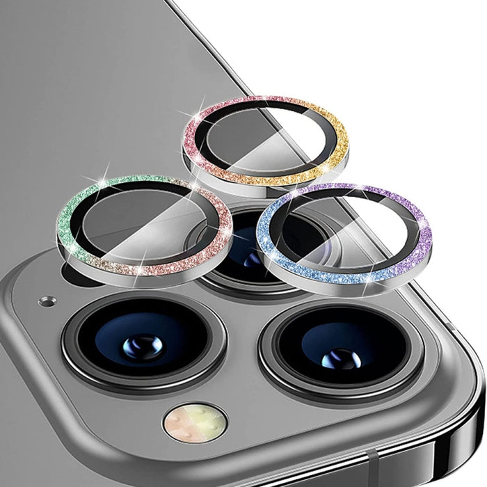 Película de vidrio templado de aleación de aluminio con lente trasera brillante ENKAY para iPhone 14 Pro / 14 Pro Max, For iPhone 14 Pro / 14 Pro Max