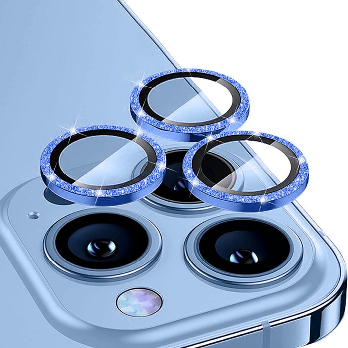 Película de vidrio templado de aleación de aluminio con lente trasera brillante ENKAY para iPhone 13 Pro / 13 Pro Max, For iPhone 13 Pro / 13 Pro Max