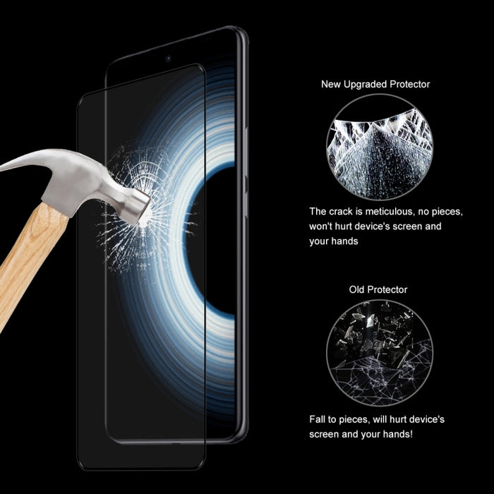Para Xiaomi Redmi K50 Ultra ENKAY Pegamento completo 0.26mm 9H 2.5D Vidrio templado Película completa, 1 PCS, 2 PCS, 5 PCS, 10 PCS