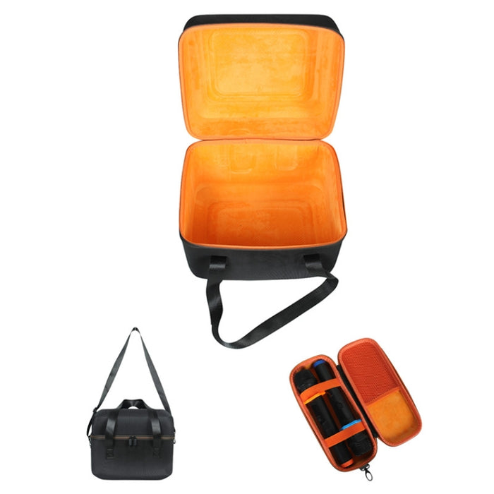 Para JBL PartyBox Encore Essential Bolsa de almacenamiento portátil a prueba de golpes con bolsa de micrófono, For JBL PartyBox Encore Essential with Microphone Bag